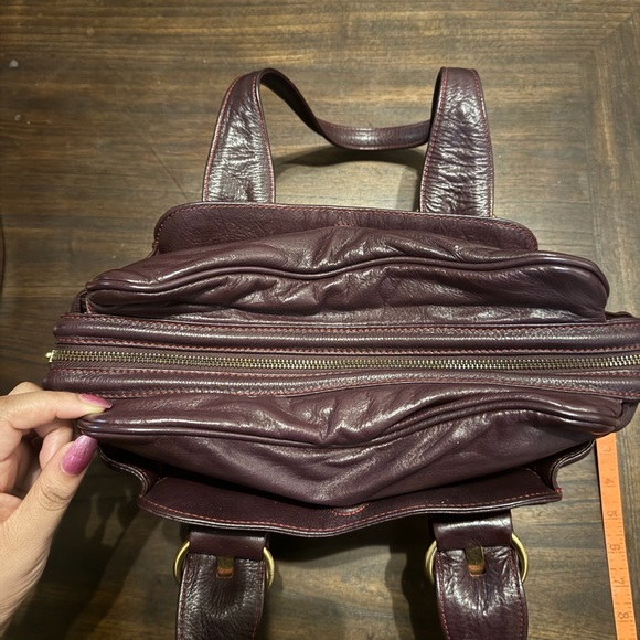 Marc by Marc Jacobs Purple Heart lock satchel soft leather - Picture 4 of 5